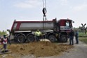 Schwerer VU LKW Zug Bergheim Kenten Koelnerstr P482